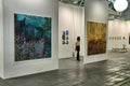 Passionate collectors and emerging artists meet at the international contemporary art fair `Artissima` Turin Italy