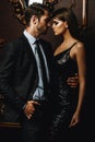 Passionate elegant couple Royalty Free Stock Photo