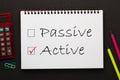 Passive Active Concept