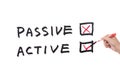 Passive or Active