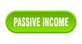 passive income button. rounded sign on white background Royalty Free Stock Photo