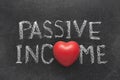 Passive income heart Royalty Free Stock Photo