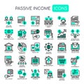 Passive Income , Pixel Perfect Icons