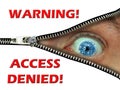 passkey code access security computers online internet danger fraud warning passwords Royalty Free Stock Photo