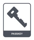 passkey icon in trendy design style. passkey icon isolated on white background. passkey vector icon simple and modern flat symbol