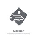 Passkey icon. Trendy Passkey logo concept on white background fr