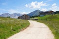 PASSO DI LAVAZE ITALY AUGUST 15 is an alpine pass at 1,808 m asl, in the municipality of Varena in the province of Trento August