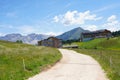 PASSO DI LAVAZE ITALY AUGUST 15 is an alpine pass at 1,808 m asl, in the municipality of Varena in the province of Trento August