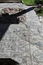 Passo di Mirabella - Particolare del mosaico delle terme romane di Aeclanum