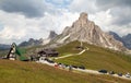 Passo Giau and mount Ra Gusela, Italien European Alps