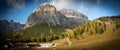 Passo Pordoi in Dolomites (Alps), Italy