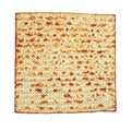 Passover background. matzoh (jewish passover bread) isolated Royalty Free Stock Photo