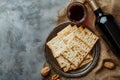 Passover flat lay composition. Royalty Free Stock Photo