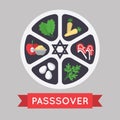 Passover illustration. EPS 10