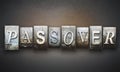 Passover Letterpress Royalty Free Stock Photo