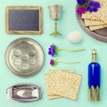 Passover objects and food set for creative design