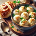 Passover perfection: matzo ball soup and challah bread