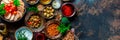 Passover Seder plate with a diverse array of symbolic foods, reflecting the multicultural aspect of the holiday