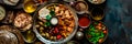 Passover Seder plate with a diverse array of symbolic foods, reflecting the multicultural aspect of the holiday