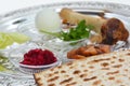 Passover Seder Plate Royalty Free Stock Photo