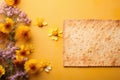 traditional Jewish food, Jewish matzo cakes, wildflowers