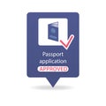 Passport application approved