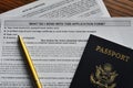 Passport Application Form and Book