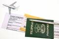 Passport And Boarding Pass Royalty Free Stock Photo