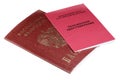 Passport of the citizen of Russia and pension certificate