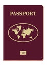 Biometric passport cover.