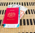 Passport and Currency II Royalty Free Stock Photo