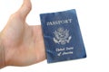 Passport Inhand Royalty Free Stock Photo