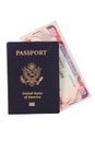 Passport with Jamaican Money