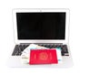 Passport And Laptop III Royalty Free Stock Photo