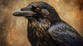 Passport Photo Of Crow: Capturing The Beauty Of Wildlife