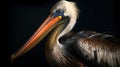 Passport Photo Of Pelican Taken With 50mm Lens
