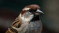 Passport Photo Of Sparrow: Captured With 50mm Lens
