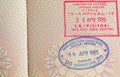 Passport stamp