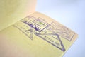Passport with stamps Royalty Free Stock Photo