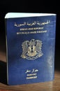 Passport of the Syrian Arab Republic Royalty Free Stock Photo