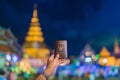 Passport travel Wat Phra That Hariphunchai, Lamphun Thailand Royalty Free Stock Photo