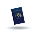 passport. Vector illustration decorative design Royalty Free Stock Photo