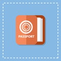 passport. Vector illustration decorative design Royalty Free Stock Photo