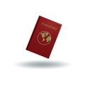 passport. Vector illustration decorative design Royalty Free Stock Photo