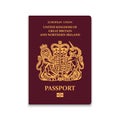 Passport vector illustration Royalty Free Stock Photo