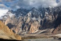 Passu cones Karakoram mountain range Pakistan Royalty Free Stock Photo