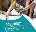 Password Access Firewall Internet Log-in Private Concept Royalty Free Stock Photo