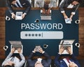 Password Access Firewall Internet Log-in Private Concept Royalty Free Stock Photo