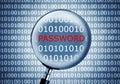 Password in a binary code