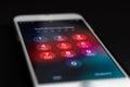 Password code on the touch screen